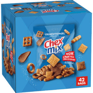 chex mix classics cheddar traditional bold 30 bags variety pack