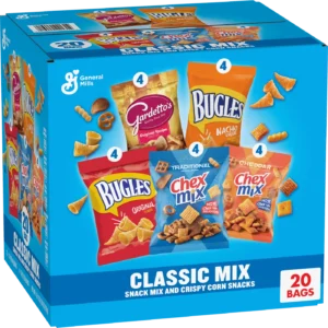 chex mix classics cheddar traditional bold 30 bags variety pack